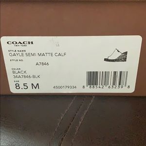 Coach Shoes - Coach Wedge sandals Coach Shoes - Coach Wedge sandals